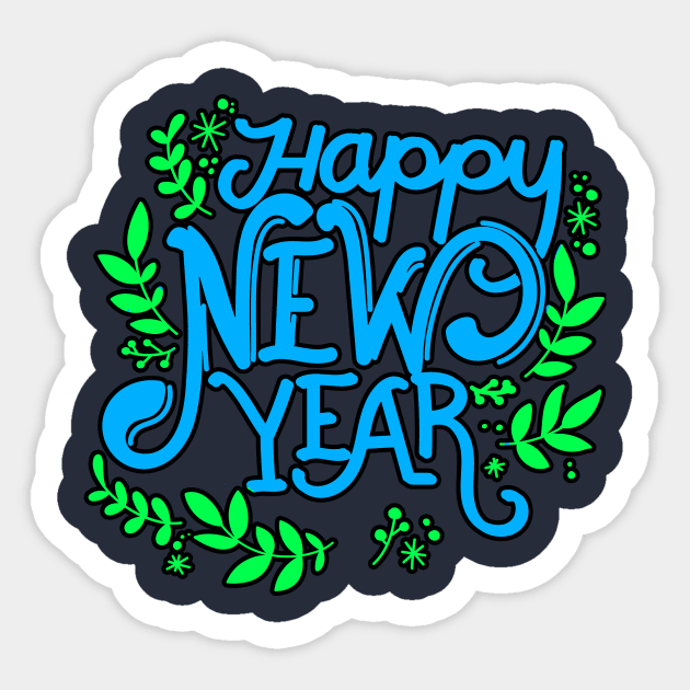 Happy New Year Sticker by letnothingstopyou